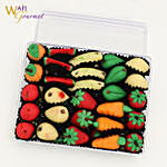 Box of Marzipan Fruits Shaped Sweets 1kg