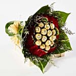 Delightful Carnations N Ferrero Rocher Bouquet