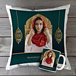 Happy Ramadan Personalised Cushion N Mug Combo