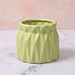 Light Green Ceramic Planter