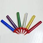 Pack of 6 Small Sparkling Candle