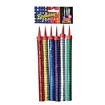 Pack of 6 Small Sparkling Candle