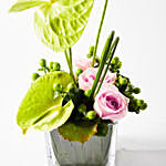 Soothing Mixed Flowers Vase Arrangement