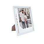 White Square Table-Top LED Photo Frame