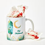 Eid Mubarak Mug and Raffaello Chocolates Combo