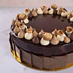 500 grams Eggless Chocolate Hazelnut Cake For Anniversary