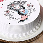 Half Kg Korean Mother Day Chocolate cake