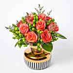 Gracious Mixed Flowers Vase Arrangement