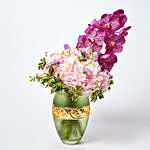 Serene Mixed Flowers Vase Arrangement