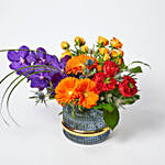 Blissful Mixed Flowers Vase Arrangement