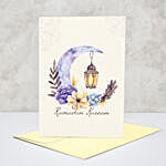 Ramadan Kareem Floral Bliss N Moon Greeting Card