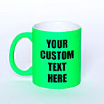 Personalized matte green Mug