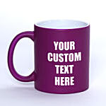 Personalized matte Purple Mug