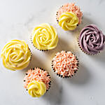 Set Of 6 Flavourful Cupcakes