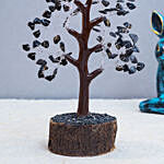 Black Agate Stone Handcrafted Wish Tree