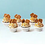 Lotus Biscoff Cup Cakes 6 Pcs