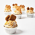 Lotus Biscoff Cup Cakes 6 Pcs