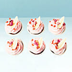 Rose Cream Cup Cakes 24 Pcs