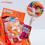 Candylicious Mini Basket Orange Gift Pack