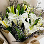 Mini White Lily Bouquet