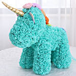 Legendary Tiffany Blue Flower Unicorn For Kids