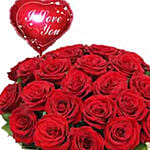 Love with Red Rose