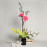 Heavenly Artificial Mixed Flowers Vase
