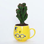 Cactus In Minion Pot