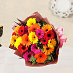 Exotic Multicoloured Gerberas Bouquet