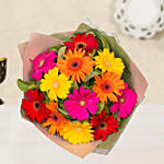 Striking Multicoloured Gerberas Bouquet