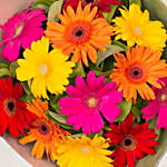 Striking Multicoloured Gerberas Bouquet