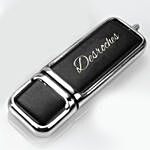 Personalised Engarved Pendrive 16GB Black