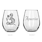 Personalised Sun Sign Engraved Glass
