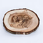 Personalised Wooden Round Log Disc