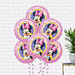 6 Minnie Mouse Printed Balloons