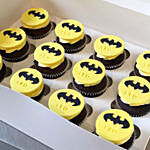 Batman Designer Chocolate Cupcakes Set Of 6