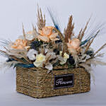 Delightful Mixed Flowers In Beautiful Basket
