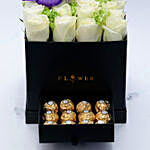 Elegant Mixed Flowers N Ferrero Rocher
