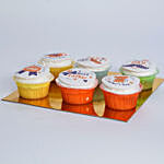 Fathers Day Wishes Cup Cakes