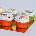 Fathers Day Wishes Cup Cakes