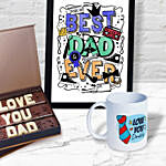 Frame Mug n Chocolates for Dad