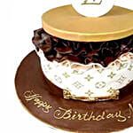 Louis Vuitton Cake Chocolate