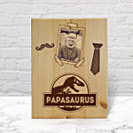 Papasaurus Engraved Frame