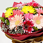 10 Gerberas Flowers Bouquet