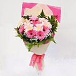Beautiful Pink Gerbera Bouquet Standard