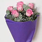 Bouquet Of Pink Roses Standard