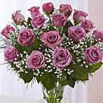 Bunch of 20 Light Purple Rose