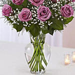 Bunch of 20 Light Purple Rose