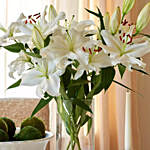 Happiness With Lilies Arrangement Standard