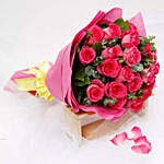 Ravishing 20 Dark Pink Rose Bouquet